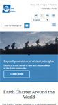 Mobile Screenshot of earthcharter.org